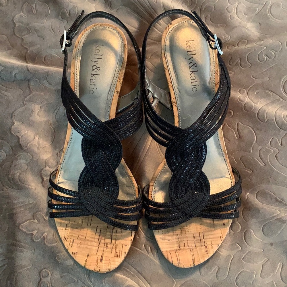 Kelly & Katie wedge sandals